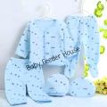 New Born Baby Clothes Imported Thai Stuff Suit Winter And Summer Suit 5 Pieces Light Weight. 