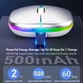 Wireless Mouse RGB Rechargeable Bluetooth Mice Wireless Computer Mause LED Backlit Ergonomic Gaming Mouse for Laptop PC. 
