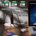 Real 85W GaN USB Type C Charger QC3.0 Quick Charge PPS PD 65W 30W Fast Charging For iPhone 15 14 Pro MacBook Laptop Ipad Samsung EmotionaE. 