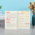 Calligraphy Practice Book for Kids Easylearn Calligraphy Practice Book Reusable Handwriting Workbook for Kids with Disappearing Ink Alphabet Math Ideal for Preschoolers Includes Pencil Holder Pen. 