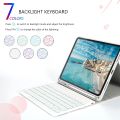 Backlit Keyboard Case Compatible with iPad Pro 11-inch (4th / 3rd / 2nd / 1st Generation) 2022/2021/2020/2018 - Detachable/Magnetic Removable Bluetooth Keyboard 7 Colors Backlight US Layout with Cover Also Fit iPad Air 5th/4th Gen 10.9 Rose Gold. 