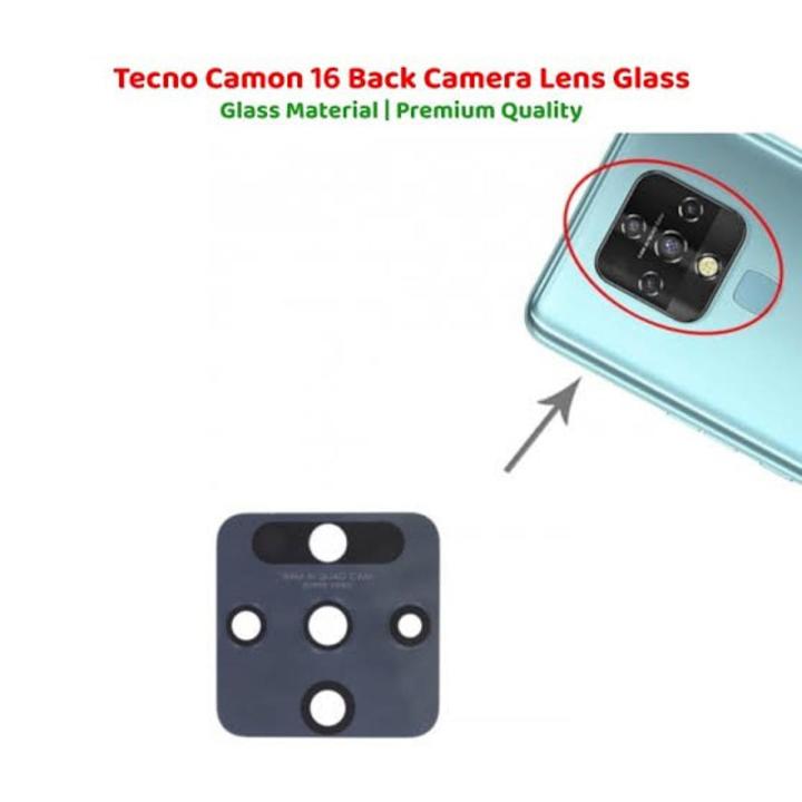 Tecno Camon 16 Replacement Back Camera Lens Glass For Tecno Camon 16