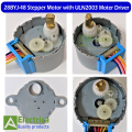 28BYJ-48 Stepper Motor With ULN2003 Motor Driver module for Arduino by Electrica. 
