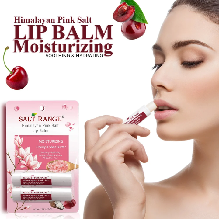 Himalayan Salt Range Pink Salt Lip Balm, Lip Balm for girls