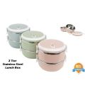 2 Layer Stainless Steel Lunch Box. 