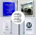 Stainless Steel Wall Spacers, Plexiglass, Sign Holder, Advertising Screw, Screw Glass Standoff Holder for Mounting and Fixing the Glass (12 x 25 mm), Pack Of 4, 8 And 20.. 