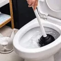 Manual Toilet Flush Opener Plunger & Clog Remover, Bathroom Drain Plunger Opener, Manual Vacuum Suction Pump for Toilet Pot, Suction Pressure Plunger Pump for Water Drainage, Washroom Drain Cleaning Plungers Pump. 