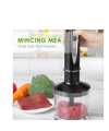 Hand Blender, Aicok 4-in-1 Immersion Blender, Stick Blender, 6 Speed Control, Hand Mixer Sets Includes Food Chopper, Egg Whisk, and BPA-Free Beaker (600ml), 400W, Black. 