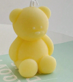 Pack of 3 Mini Teddy Bear Scented Candle, DIY Decoration, Creative Birthday Gift, Baby Shower, Gender Reveal Candle. 