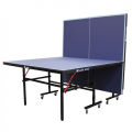 Premium Quality International Standard Foldable Table Tennis Table Standard Size 9'x5' with Locking Wheels, Net and Balls. 