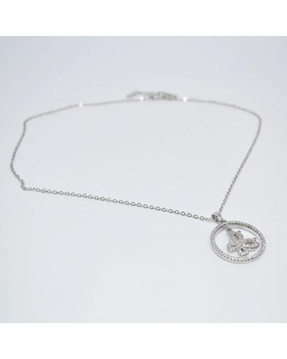 Butterfly Silver Ring Pendant gold plated