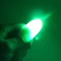 1 Pair Creative Magic Thumb Tip LED Light Magic Trick Finger Lights for Dance Party Props - Blue/Green/Red Light. 