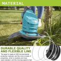 4Pcs 1.65mm 6.1M F016800351 String Trimmer Spool Line for Bosch. 