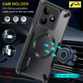 Nanu For OPPO Realme Note 50 [Bull] Compatible with Magsafe Phone Case Shockproof Slim Soft Cover Transparent Back Protection Casing. 