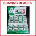 ACE Super Platinium Steel Blade (30 Blades) - (Silver Blades) - Best Double Edge Shaving Blades |   Ustra Blades | Replaceble Blade | Replacement Blades | Barber Salon Disposible Hygiene Blades | Unwanted   Hair Removal | Hygienic Private Parts | Tweezers. 