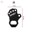 Weight Lifting Glove Durable Exercise Grip Pad for Pull Ups Fitness Gym black. 