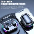 HLstar® Air buds Pro K10 TWS Bluetooth Earphones LED Gaming Wireless Earbuds Sports Hifi Stereo Handsfree Headphone with Mic Bluetooth Wireless Headsets. 