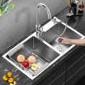 SA kitchen sink double bowl 75x40 CM. 
