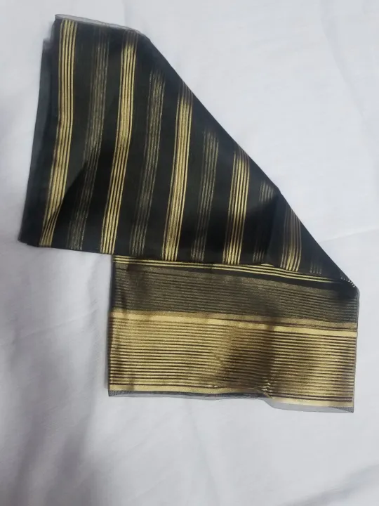 Black%20Tissue%20Dupatta%20With%20Golden%20Lining%20For%20Girls/Ladies%20-%20Image%204