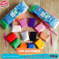 6 pcs clay for kids (china meti) 8D modeling clay for kids slime clay/ Best Modelling Clay for Kids. 