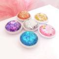 Water Glitter Pop Socket Phone Grip and Stand with Reusable Adhesive for Mobile and Tablet. 