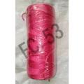Polyester Yarn (Qureshia Thread - 24 No) - Pink Parachute Dhaga - Crochet Yarn. 