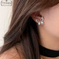 Elegant Butterfly Earrings Women Advanced Sense Earrings Exquisite Rhinestone Earrings TK. 