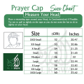 Premium Quality Suiting Fabric Soft Namaz Topi Prayer Cap Islamic Hat. 