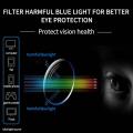 Anti-blue Light Reading Glasses for Olds Frameless Reading Presbyopic Eyewear Anti-radiation Scratch High-definition Lightweight Eyeglasses 0-4.0. 