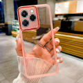 Casing For Infinix Note 40X 40 Pro+Camera Lens Protection Soft TPU Transparent Edge Fashion Phone Case Shockproof Back Cover. 