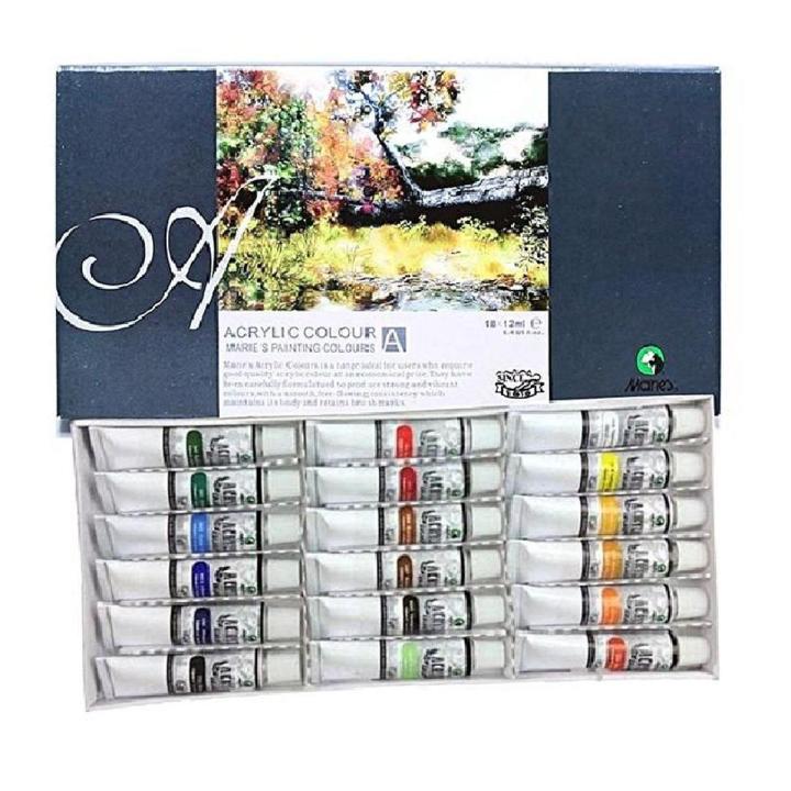 Maries Acrylic Painting Colors - 18 Colors Set