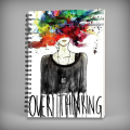 Over Thinking Spiral Notebook - 7430. 