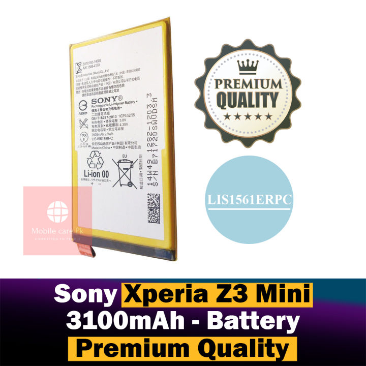 Sony Xperia Z3 Mini Battery LIS1561ERPC Replacement Premium Quality 3100mah Battery For Sony Xperia Z3 Mini