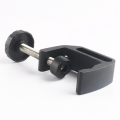 Universal C-Clamp for Desktop Mount Tables Desk Clamp Aluminum Support Small C Clamp 2 Pack Easy to Use. 