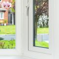 Defender Window Alert Vibration Alarm - Smashed Glass Alarm 110dB Siren - Window Alarm Vibration Shock Glass Siren - Theft Deterrent Alarm Warning Chime With Sticker - Detect Forced Entry (2 x Pack). 