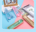 Spoon Fork Chopsticks Knife Box Wheatstraw Natural Plastic Cutlery 4 Pcs Set. 