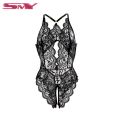 SMY 1 Set Women Lace Lingerie Western Style Comfy Transparent Lace Ladies Sleepwear Nightwear. 