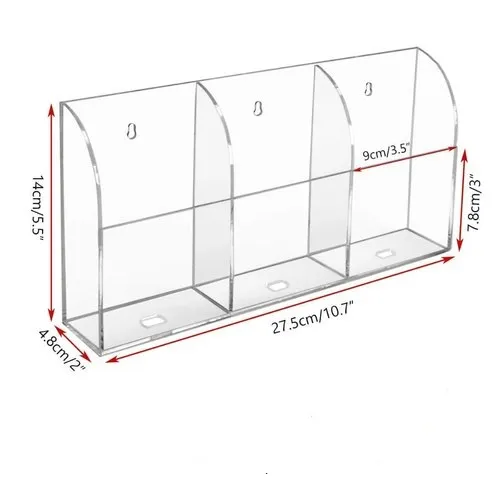 Transparent%20Acrylic%20Wall%20Mount%20Mobile%20Phone%20Charging%20Holder%20Stand%20AC%20Remote%20Holder%201/2/3/%20Campartments%20-%20Image%206