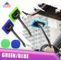 Car Window Cleaner Brush Kit Windshield Cleaning Wash Tool Inside Interior Auto Glass Wiper With Long Handle Car Accessories. 