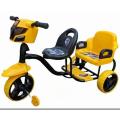 Kids Tricycle Double seat with Fiber Material Made With Music And lights. 