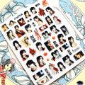 TSC-407 TSC-330 The Love Story of Two Handsome Korean Cartoons DIY 3D Back glue Nail Art Stickers Decals Sliders. 