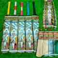 Saki New Edition Long Sixer Cricket Bat Cane Handle Tape Ball Tennis Ball Light Weight Bats Powerful Hitting Bat. 