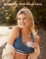 Momcozy S9 Wearable Pump - Hands-Free Pump with 2 Mode & 5 Levels, Portable Electric Wearable Pump, Painless feeding pump Can Be Worn in-Bra, 24mm Gray. 