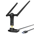 BrosTrend AC1200 Dual Band Wifi USB Adapter with 5dBi Antennas. 