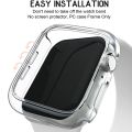 Cover for Apple Watch Series 7 41mm 45mm  Super Aluminum Alloy Protective Bumper Scratch Protective iwatch Case 41mm 45mm. 