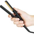 MHU Premium Quality Professional Travel Mini Flat Iron Tourmaline Ceramic Hair Straightener - Salon-Quality Styling, with 180C Salon Temp, 1.8M Cable, UK Plug - The Ultimate Portable MHD-082 Powerhouse! Lightweight 0.5 x 6 Inch (Black). 