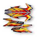 Stickers for bike 125 Motorcycle/4pcs bike Tanki tapa Stickers/125 Stickers kit/125 stickers tanky tapy/Honda stickers for bike/Honda Logo sticker/125 bike decoration accessories parts/bike sticker for Tanki tapa 125 (Model 2025)/Tankini Tapa stickers. 