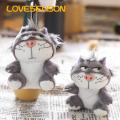 Loveseason Keychain Pendant Ultra Soft Plush Lucifer Cat Car Key Pendant. 