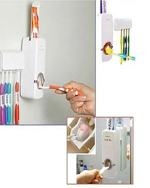 Latest%20HQ%20Toothpaste%20Dispenser%20with%20Tooth%20Brush%20Holder%20-%20White%20-%20Image%202