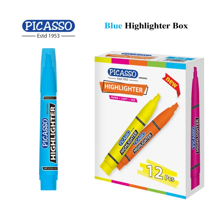 Picasso%20Multi%20Colour%20Highlighter%20Cardboard%20Box%2010pcs%20-%20Image%205